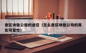 查区块链公链的途径（怎么查区块链公司的真实可靠性）