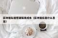 区块链私链搭建租用成本（区块链私链什么意思）