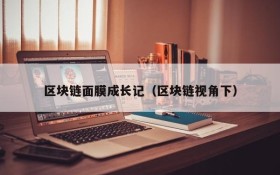 区块链面膜成长记（区块链视角下）