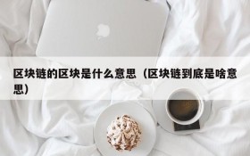 区块链的区块是什么意思(区块链到底是啥意思)