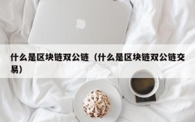 什么是区块链双公链(什么是区块链双公链交易)